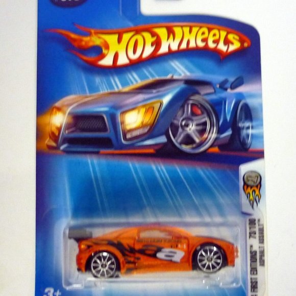 Hot Wheels Asphalt Assault #073 First Editions 73/100 Orange Die-Cast Car 2004 - Picture 1 of 1